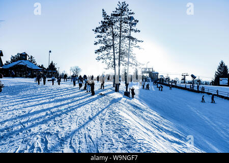 Chestnut ski resort di Galena Illinois , USA 12.30.2018 Foto Stock