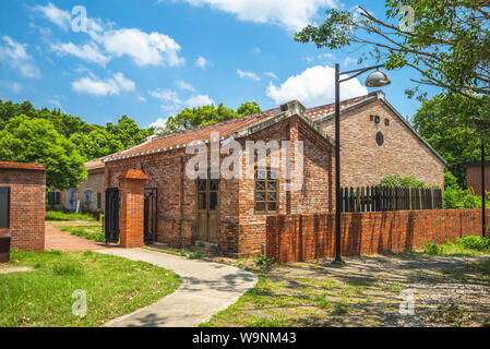 Ex British Merchant magazzino a Tamsui, Taiwan Foto Stock