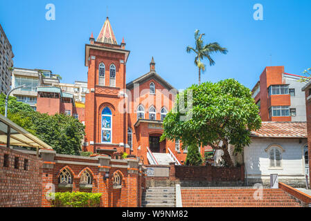 Una bella chiesa in Tamsui, Taipei, Taiwan Foto Stock