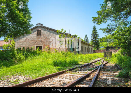 Ex British Merchant magazzino a Tamsui, Taiwan Foto Stock