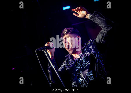 Toronto, Canada. 13 Ago, 2019. Davey Havok da un incendio interno (inoltre inizializzati come AFI) effettuando in corrispondenza di un sold out show in Toronto. Credito: SOPA Immagini limitata/Alamy Live News Foto Stock