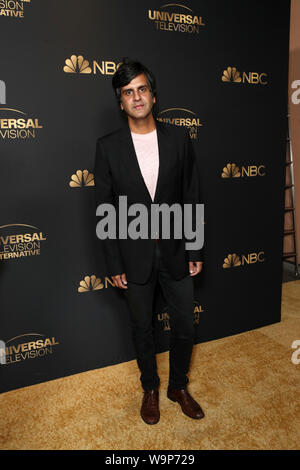 Agosto 13, 2019, West Hollywood, CA, Stati Uniti d'America: LOS ANGELES - agosto 13: Siddharta Khosla presso la NBC e Universal EMMY Nominee celebrazione presso il ristorante tesse il Agosto 13, 2019 in West Hollywood, CA (credito Immagine: © Kay Blake/ZUMA filo) Foto Stock