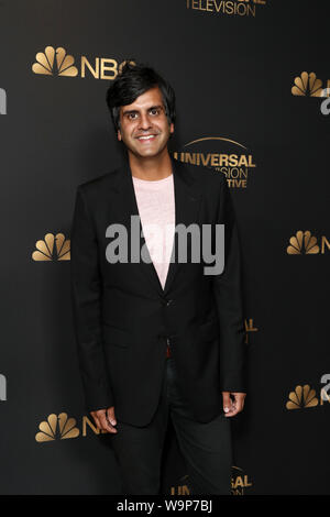 Agosto 13, 2019, West Hollywood, CA, Stati Uniti d'America: LOS ANGELES - agosto 13: Siddharta Khosla presso la NBC e Universal EMMY Nominee celebrazione presso il ristorante tesse il Agosto 13, 2019 in West Hollywood, CA (credito Immagine: © Kay Blake/ZUMA filo) Foto Stock