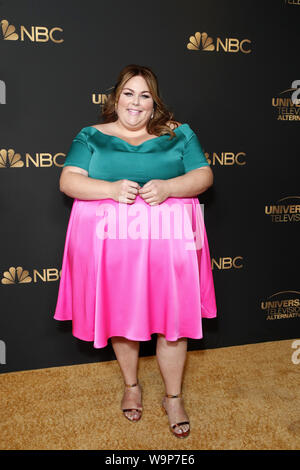 Agosto 13, 2019, West Hollywood, CA, Stati Uniti d'America: LOS ANGELES - agosto 13: Chrissy Metz presso la NBC e Universal EMMY Nominee celebrazione presso il ristorante tesse il Agosto 13, 2019 in West Hollywood, CA (credito Immagine: © Kay Blake/ZUMA filo) Foto Stock