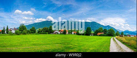 Le Alpi della regione di Allgäu nel sud della Germania in Baviera Foto Stock