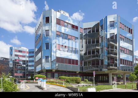 Parlamento europeo, Konrad Adenauer Building, Quartiere Europeo Kirchberg-Plateau, città di Lussemburgo, Lussemburgo Foto Stock