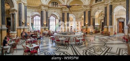 Interno, Cafe, il Museo di Storia dell'arte, Vienna, Austria Foto Stock