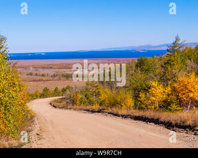 Lago Baikal, Siberia, Russia Foto Stock