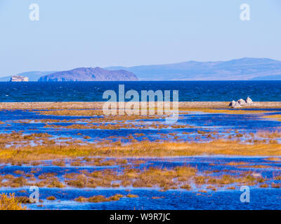 Lago Baikal, Siberia, Russia Foto Stock