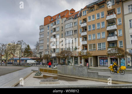 Franz-Neumann-Platz, Reinickendorf, Berlino, Deutschland Foto Stock