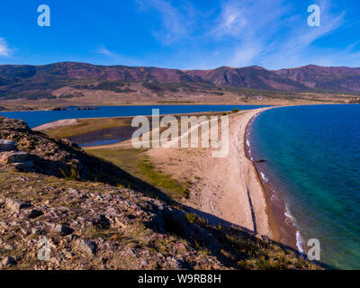 Cape Uyuga, Kurma, Lago Baikal, Siberia, Russia Foto Stock