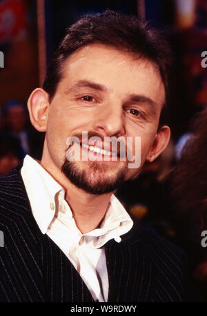 Dominique Horwitz, deutsch-französischer Schauspieler und Sänger, Deutschland, 1990er. Dominique Horwitz,Tedesco-francese attore e cantante, Germania, 1990s. Foto Stock