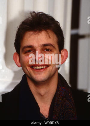 Dominique Horwitz, deutsch-französischer Schauspieler und Sänger, Deutschland, 1990er. Dominique Horwitz,Tedesco-francese attore e cantante, Germania, 1990s. Foto Stock