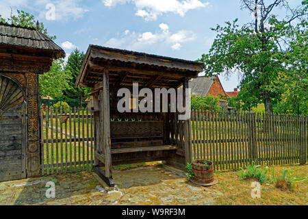 Örség, Wächterregion, Tor, historisch Foto Stock