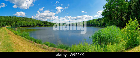 Stausee, Hirschsee, Hársas tó Foto Stock