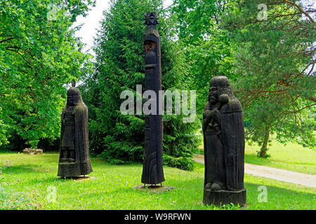 Örség, Wächterregion, Gedenkplatz, errichtet 2001, ungarische Helden Foto Stock