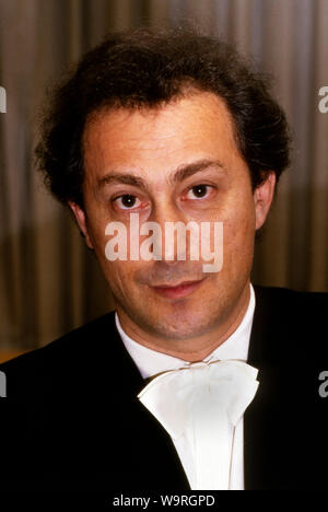 Oleg Maisenberg, russischer pianista, Deutschland 1987. Pianista russo Oleg Maisenger, Germania 1987. Foto Stock