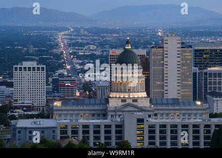 America del Nord, America, STATI UNITI D'AMERICA, Grande Bacino, Utah, Salt Lake City.Caption locale *** Foto Stock