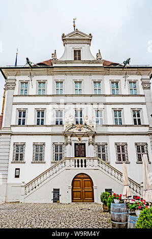 Iphofen (Franken, Deutschland): Stadtbild; Iphofen (Germania, Franconia, Baviera): storico townscape, Foto Stock