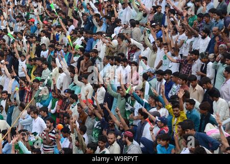 Lahore, Pakistan. 14 Ago, 2019. Credito: Pacific Press Agency/Alamy Live News Foto Stock