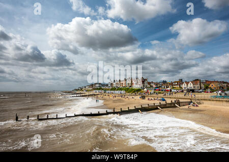 Southwold Beach in East Anglia Foto Stock