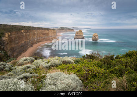 Dodici Apostoli il Parco Marino Nazionale, Victoria, Australia Foto Stock