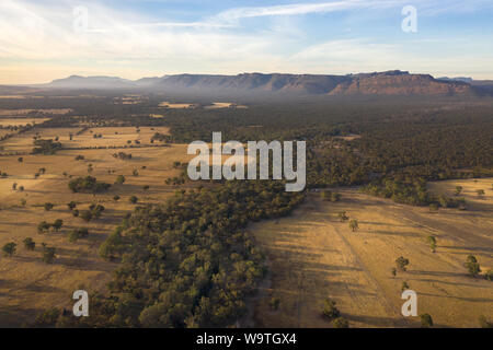 Vista aerea del Parco Nazionale di Grampians, Victoria, Australia Foto Stock