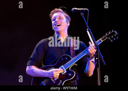 BENICASSIM, SPAGNA - LUGLIO 21: George Ezra (band indie pop) si esibirà in concerto al Festival FIB (Festival Internacional de Benicassim) il 21 luglio 2019 in Foto Stock