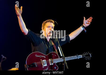 BENICASSIM, SPAGNA - LUGLIO 21: George Ezra (band indie pop) si esibirà in concerto al Festival FIB (Festival Internacional de Benicassim) il 21 luglio 2019 in Foto Stock