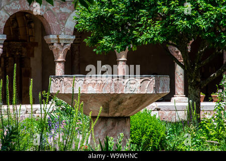 Unione chiostro medievale in Washington Heights di Manhattan (New York) Foto Stock