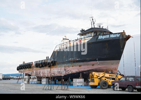 Il Port Townsend barca cantiere di riparazione. Port Townsend, nello Stato di Washington, USA Foto Stock