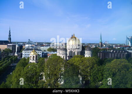 La cupola della Natività di Cristo a riga, Lettonia Foto Stock