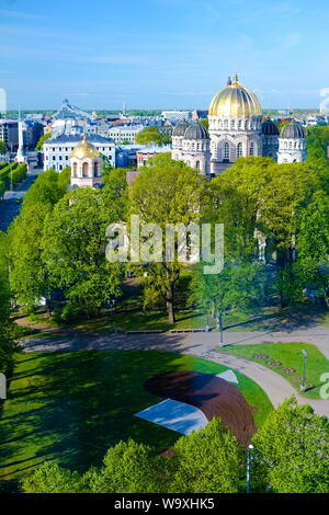 La cupola della Natività di Cristo a riga, Lettonia Foto Stock