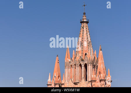 Parroquia de San Miguel Arcángel di San Miguel De Allende Foto Stock