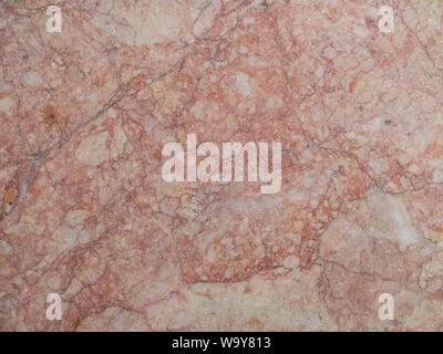 Marmo rosa texture. Sfondo di pietra seamless pattern. Foto Stock