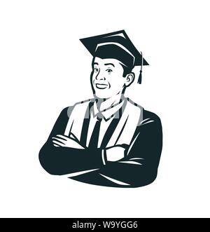 Avvocato. Diritto e Giustizia un logo o un simbolo. Illustrazione Vettoriale Illustrazione Vettoriale