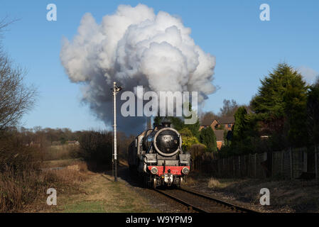 45212 opere passato Townsend ripiegare su l'ELR Foto Stock