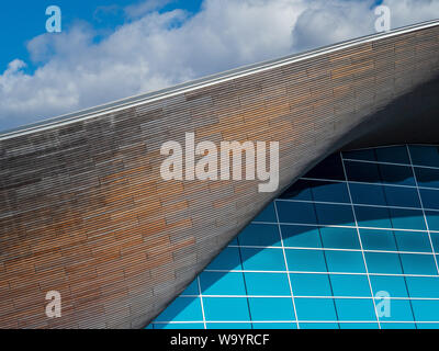 London Aquatics Centre Design dettagli - Olimpiadi Piscine per 2012 Olympics - Design Zaha Hadid Architects. Compl. 2011, costa £269 milioni. Foto Stock