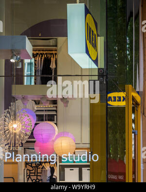 Ikea Mini Store - Ikea Central London Ikea Tottenham Court Road - il design IKEA e negozio di pianificazione nel central London REGNO UNITO Foto Stock