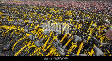 Moto cinese Condividi cimitero un monumento all'industria 'S arroganza Foto Stock