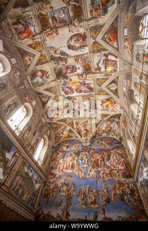 Cappella Sistina, Vaticano Foto Stock