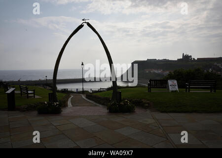 Whitby,città di vicoli e passaggi, Foto Stock