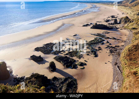 San Ciro Beach, Kincardineshire, Scozia Foto Stock