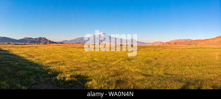 Vista aerea del Monte Ararat, Agri Dagi. La montagna più alta in Turchia al confine tra la regione di Agri e Igdir. Vicino alla città di Dogubayazit Foto Stock