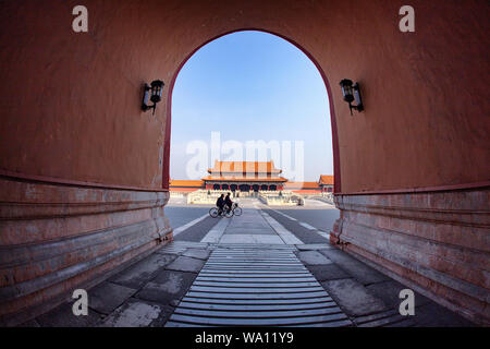 Pechino la Città Proibita Foto Stock