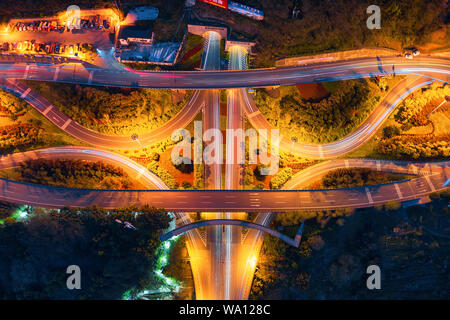 Chongqing cavalcavia Foto Stock