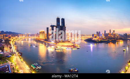 Chongqing costruzione urbana Foto Stock