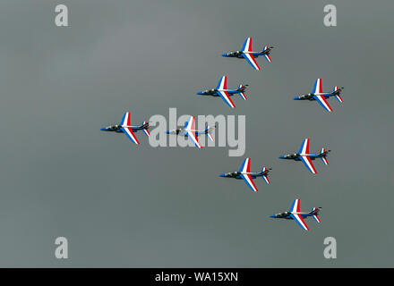 Patrouille de France visualizzare presso il Royal International Air Tattoo 2019 Foto Stock