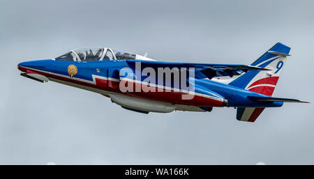 Patrouille de France visualizzare presso il Royal International Air Tattoo 2019 Foto Stock