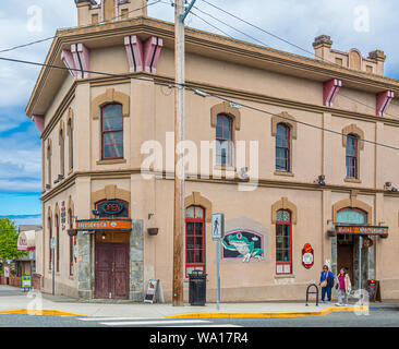 La colorata Occidental Pub di Nanaimo nella British Columbia, Canada Foto Stock